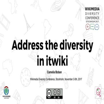 WDG - Address the diversity in itwiki