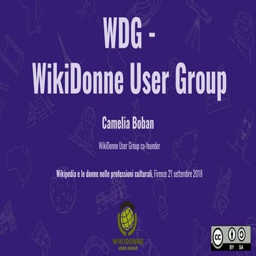 WDG -  WikiDonne User Group