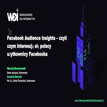 Facebook Audience Insights – czyli czym interesują się polscy użytkownicy Fac...