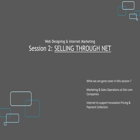 Wd & im session b6_selling through net_may 22,2010