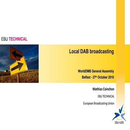Local DAB broadcasting