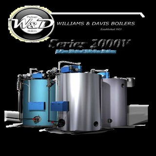Two pass vertical tubeless boilers