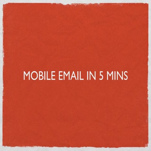 Optimizing HTML Email for Mobile | WDYK