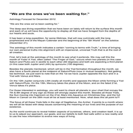 “We are the ones we’ve been waiting for.”