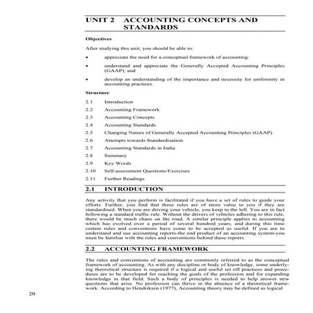 Mba Study Material in Business accounting | PDF