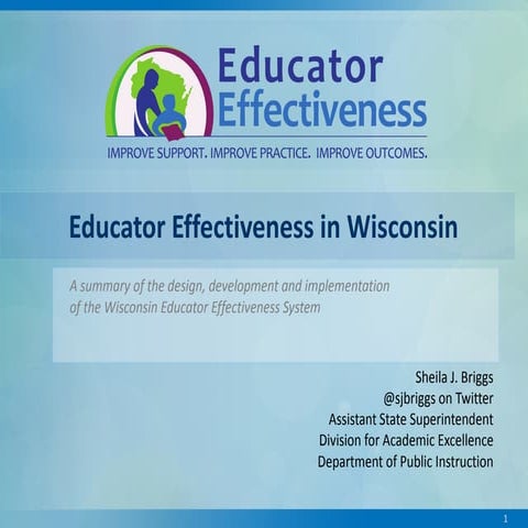 Educator Effectiveness in Wisconsin (DPI)