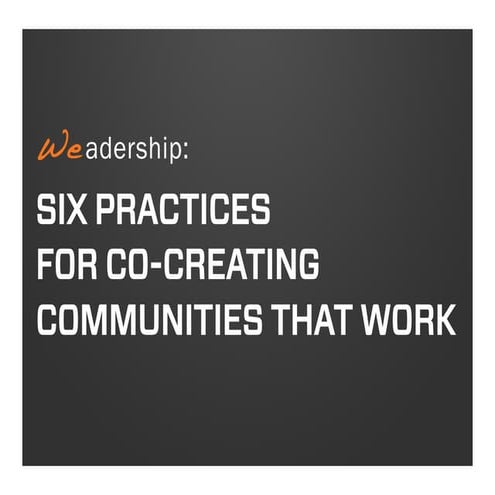 A Chat about Leadership (& Superheroes) & Co-Creating Communities that Work [...