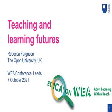 Teaching and learning futures