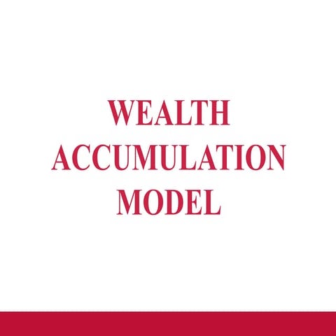 Wealth Accumulation Model