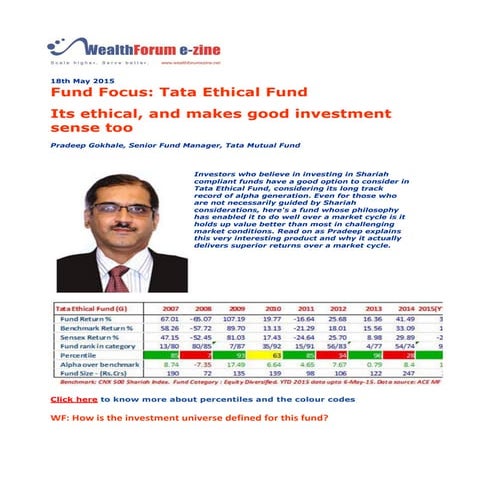 Fund Focus: Tata Ethical Fund 