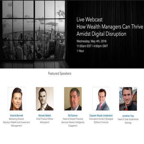 Wealth management webinar