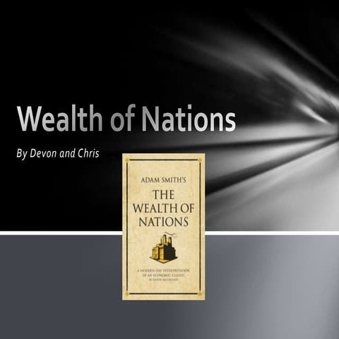 Wealth of nations