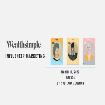 Wealthsimple influencer marketing