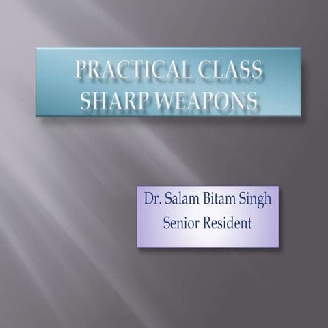 Sharp Weapon class2