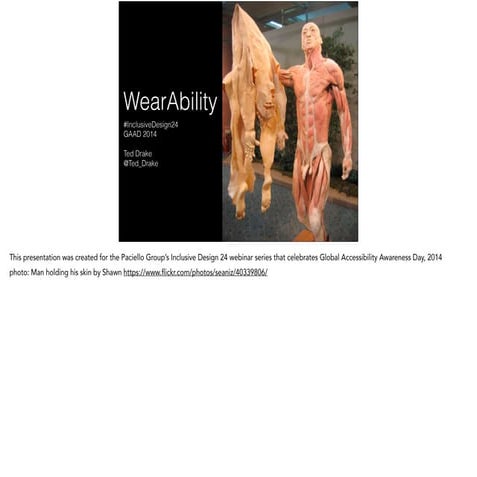 WearAbility =  Wearable Computers and Accessibilty