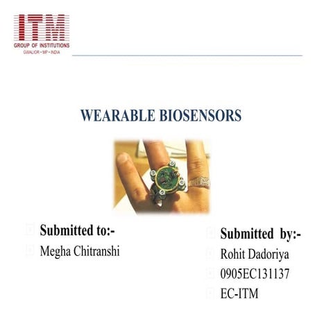 Wearable biosensors