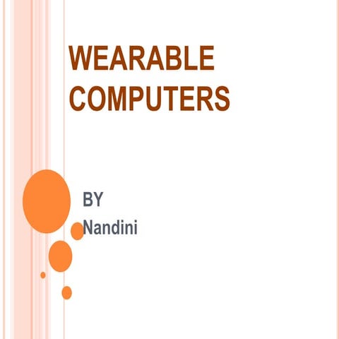 Wearable computers