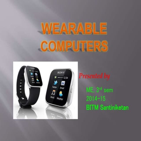 Wearable computers