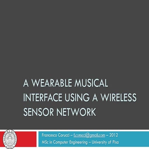 A wearable MIDI interface using a wireless sensor network