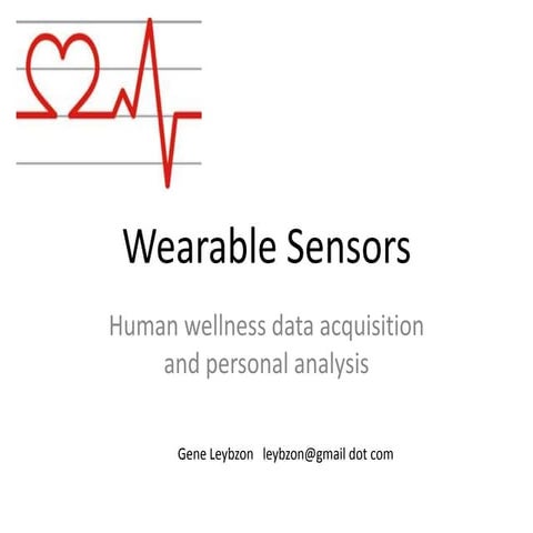 Wearable sensors and mobile applications