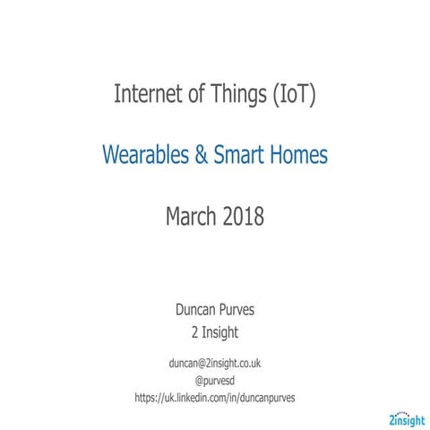 Wearables & Smart Homes