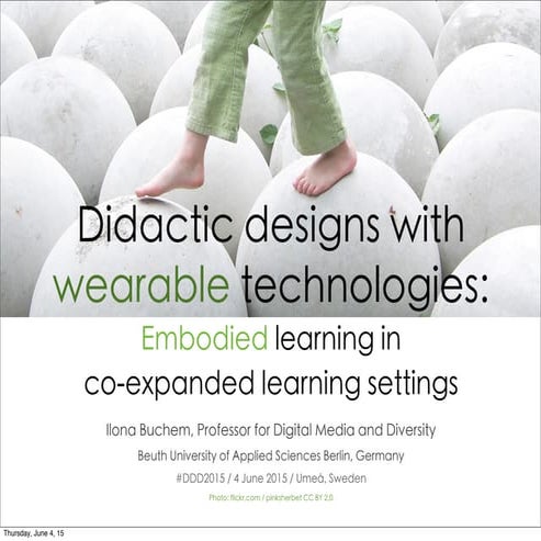 Wearable Enhanced Embodied Learning