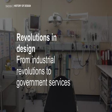 Design revolutions - A short history of design