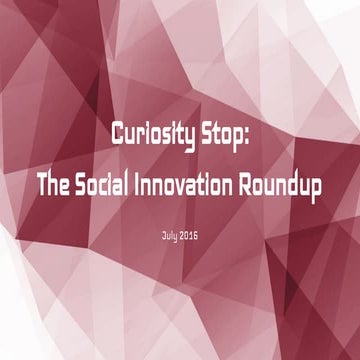 We Are Social Curiosity Stop #12