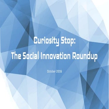 We Are Social Curiosity Stop #15