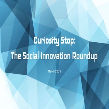 We Are Social: Curiosity Stop #9