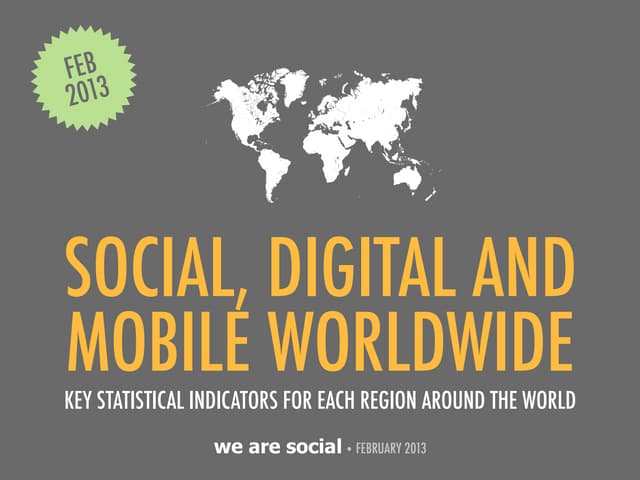 We Are Social's Guide to Social, Di...