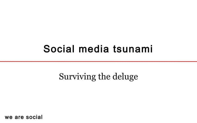 Social Media in a Corporate Context Manchester 2010 - Robin Grant, We Are Social