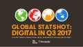Global Digital Statshot Q3 2017
