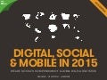 Digital, Social & Mobile in 2015