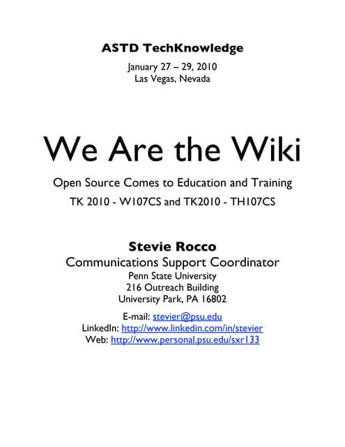 Wearethewiki