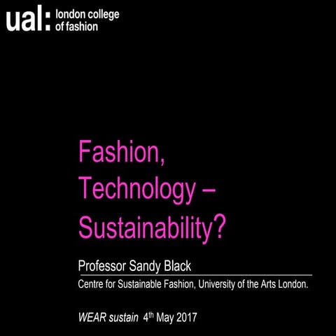 Textile Technological Innovation in Fashion. | PPTX