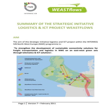 Summary of the strategic initiative logistics | PDF