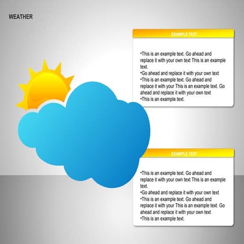 Weather and Forecast Shapes for PowerPoint