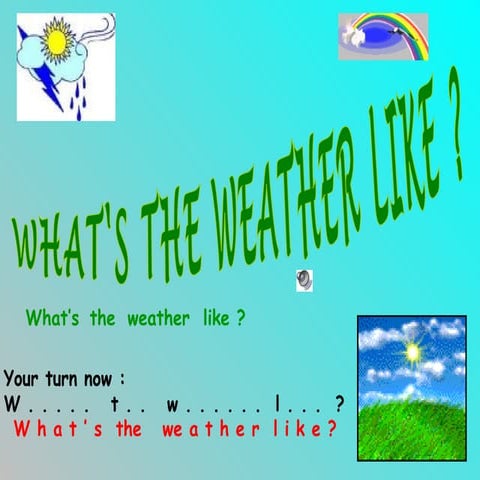 Weather English