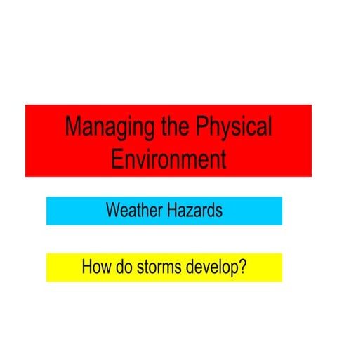 Weather Hazards 1
