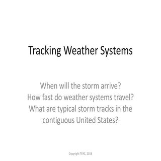 weather tracking ppt