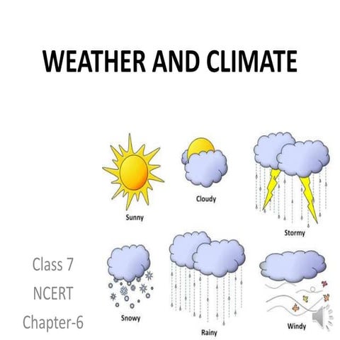 Weather and climate