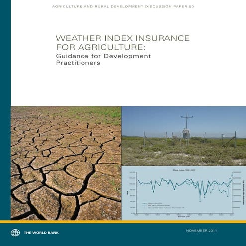 Weather index insurance for agriculture wb wii_paper_nov_2011 | PDF