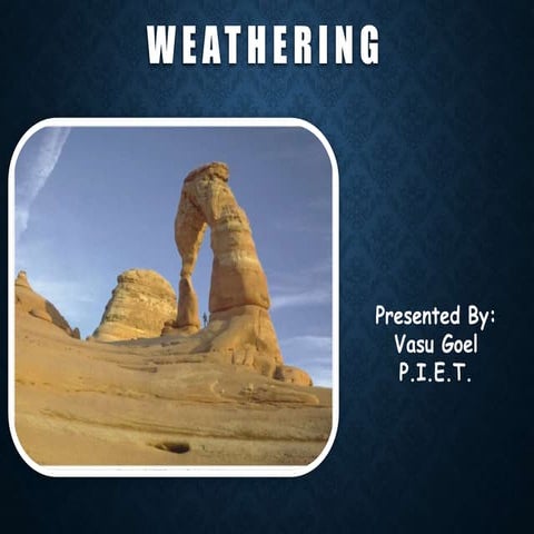 Geological Weathering