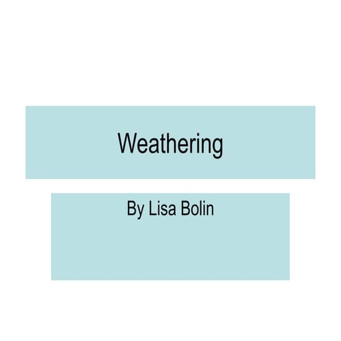 weathering.ppt