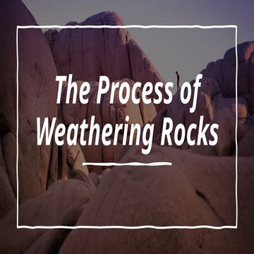 weathering-final for grade 12 students in any kind of school