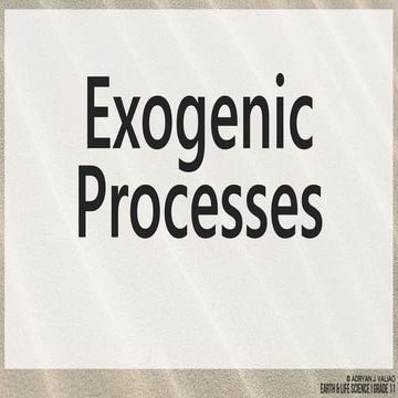 4th quarterExogenic Processes- Weathering.pptx
