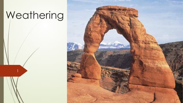 Weathering and Soil Formation Class 7 | PPTX