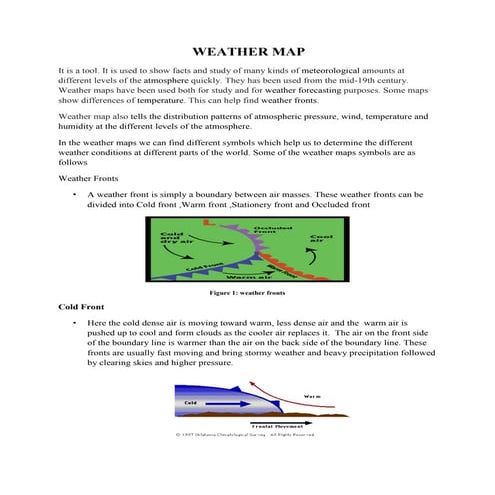 Weather map | PDF | Weather | Science