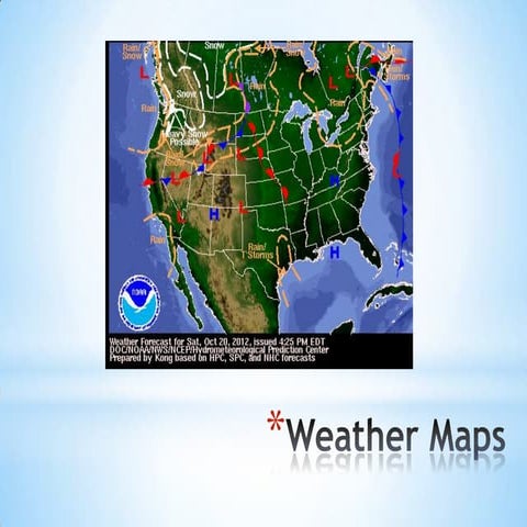 Weather map info | PPT